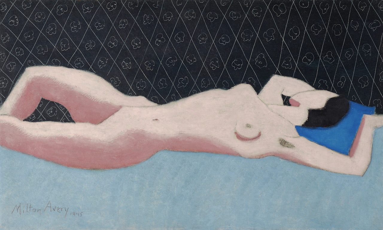 Reclining Nude by Milton Avery