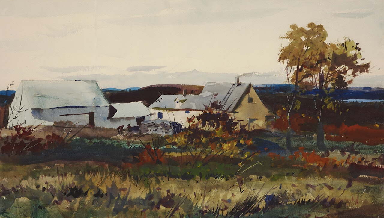 Hill Farm by Andrew Wyeth