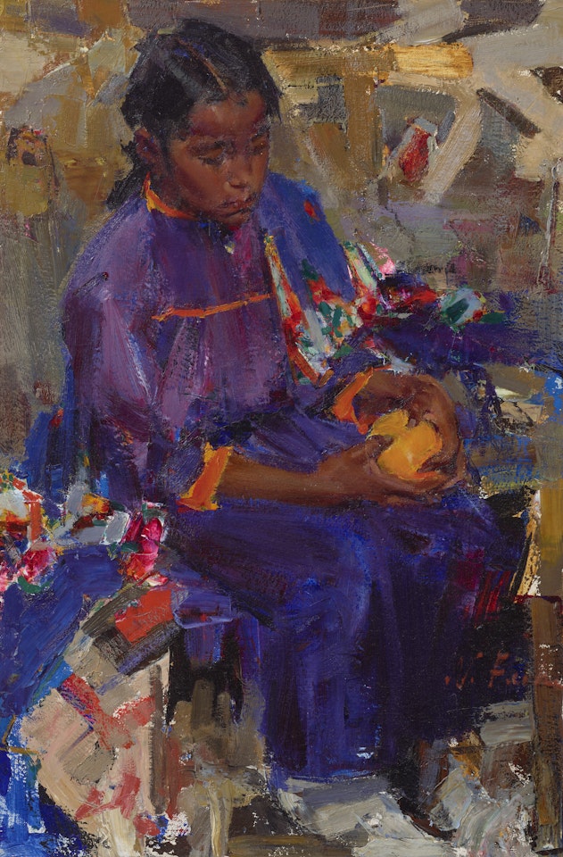 Cesarita in Violet by Nicolai Fechin