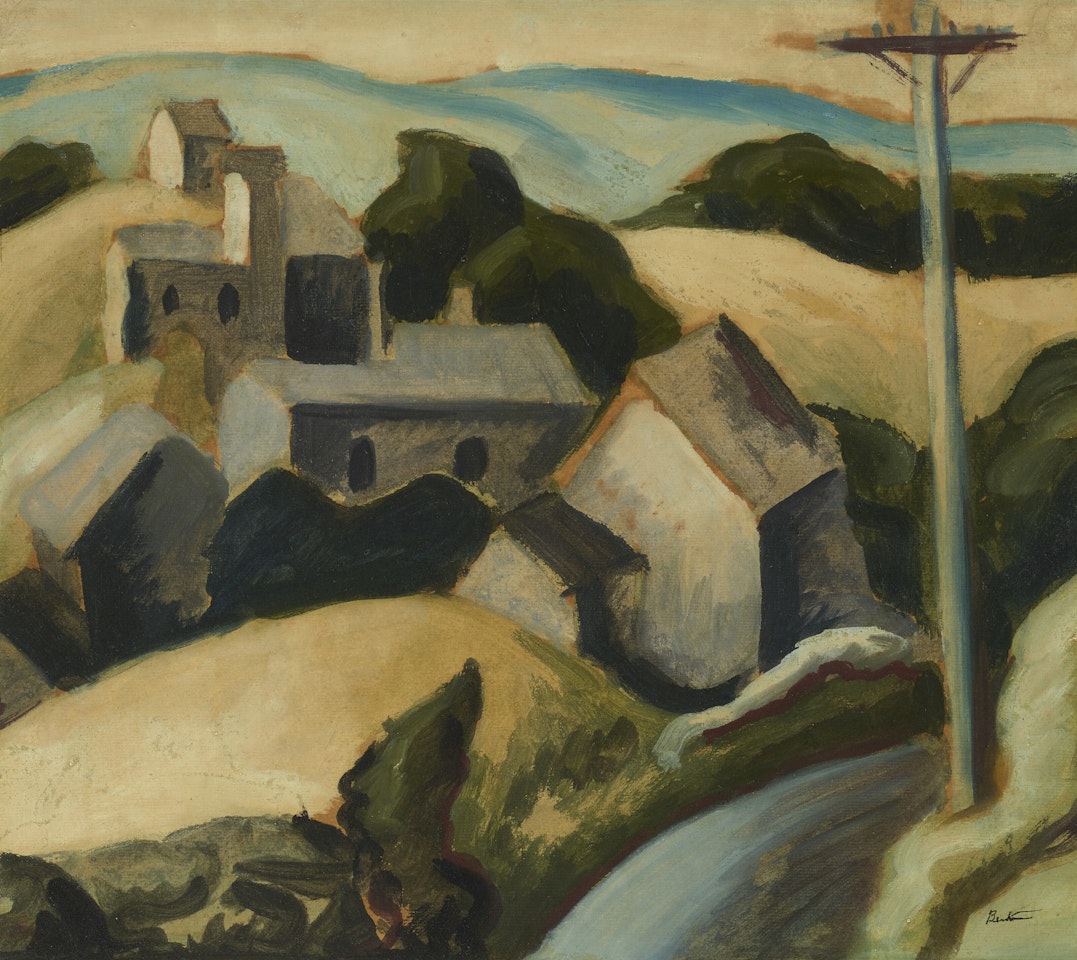 Landscape (Chilmark, Martha's Vineyard) by Thomas Hart Benton