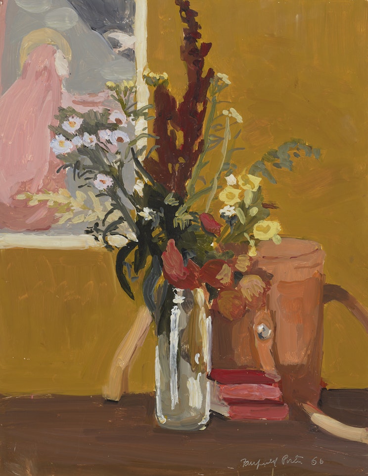 Still Life with Giotto's Magdalene by Fairfield Porter