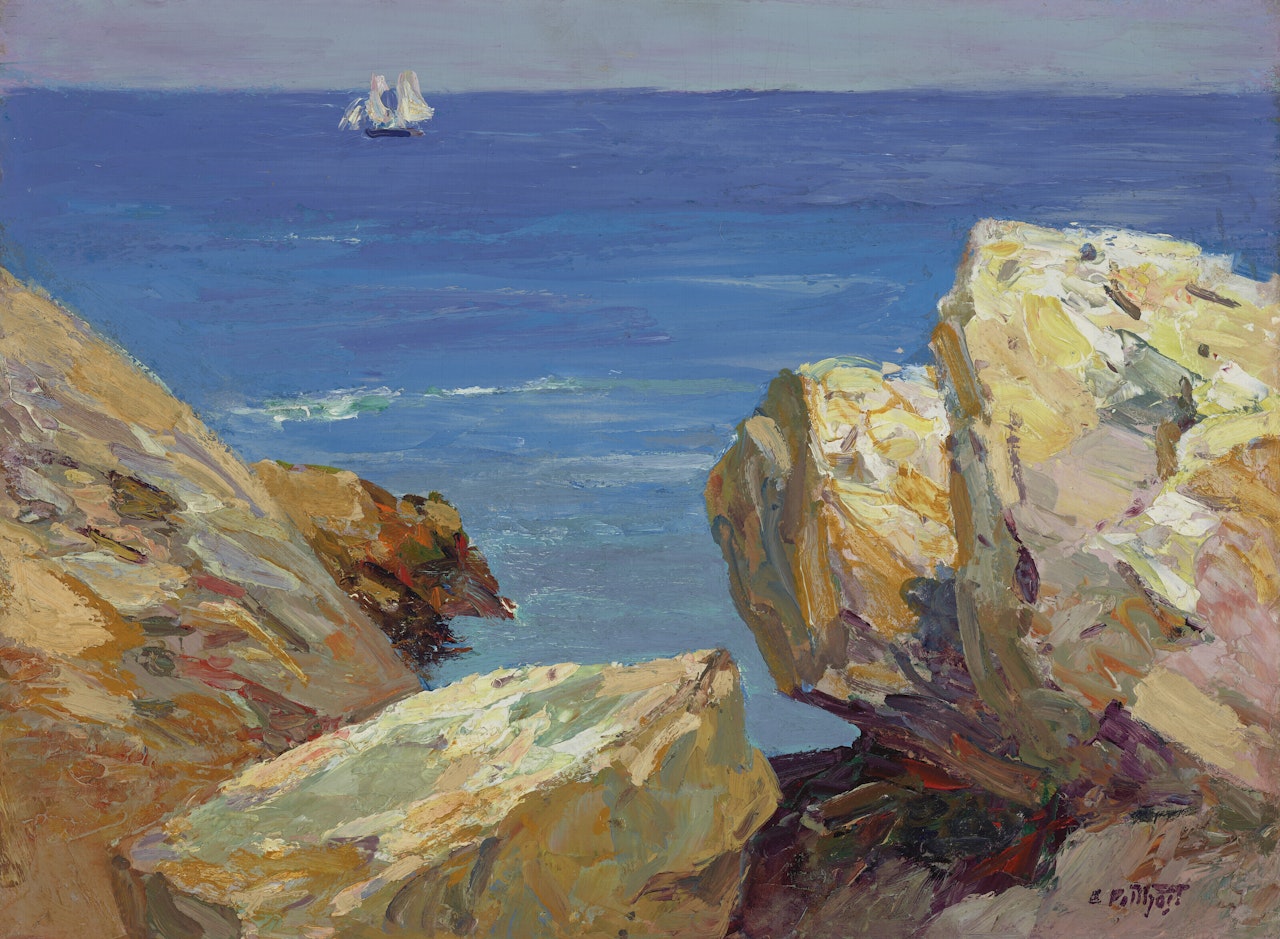 The Distant Sail by Edward Henry Potthast