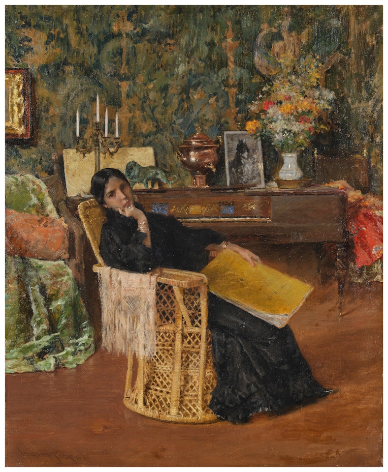 In the Studio by William Merritt Chase