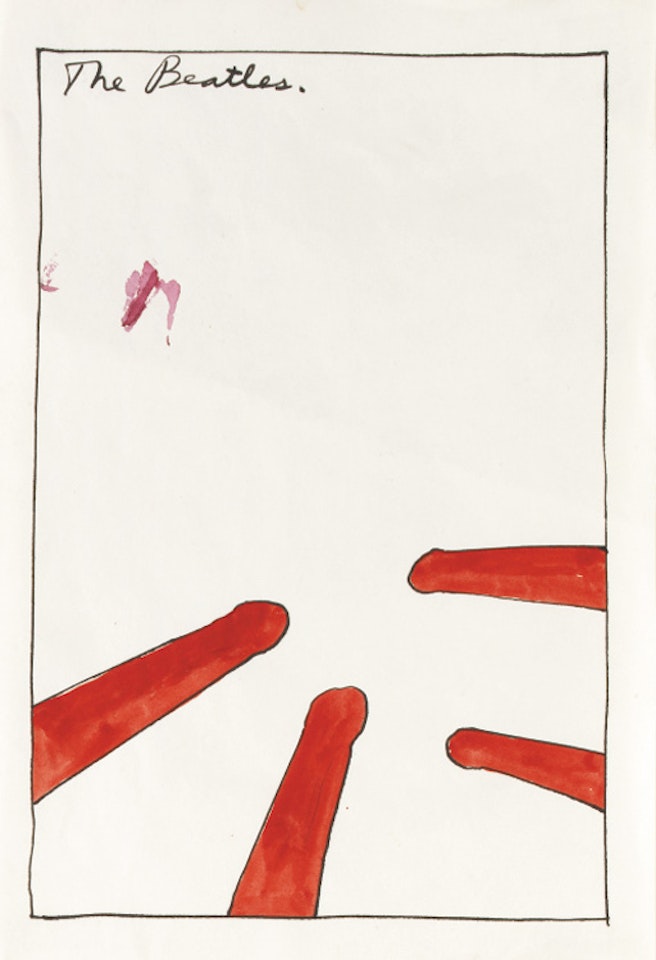 Untitled - The Beatles by Raymond Pettibon