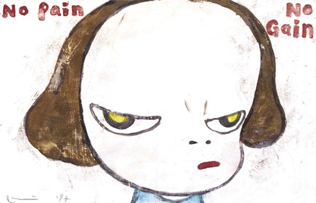 No pain no gain by Yoshitomo Nara