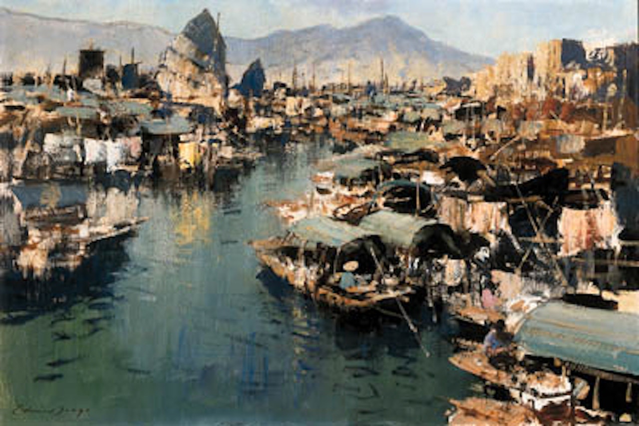 Sunchi-Wan, Hong Kong by Edward Seago