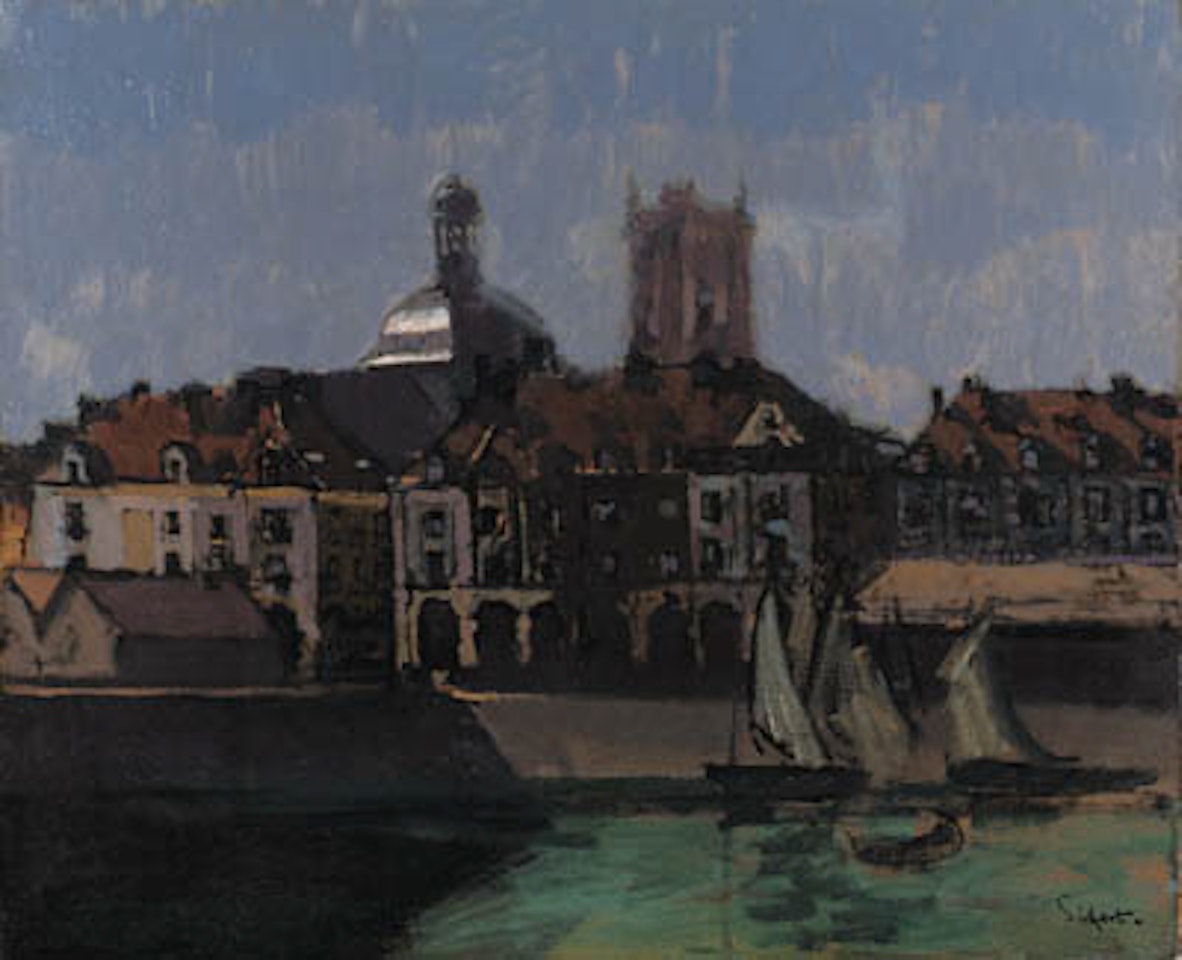 Les Arcades and La Darse, Dieppe by Walter Richard Sickert