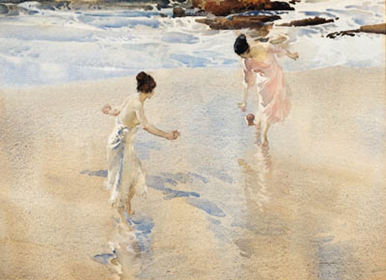 Creatures of the sand by William Russell Flint