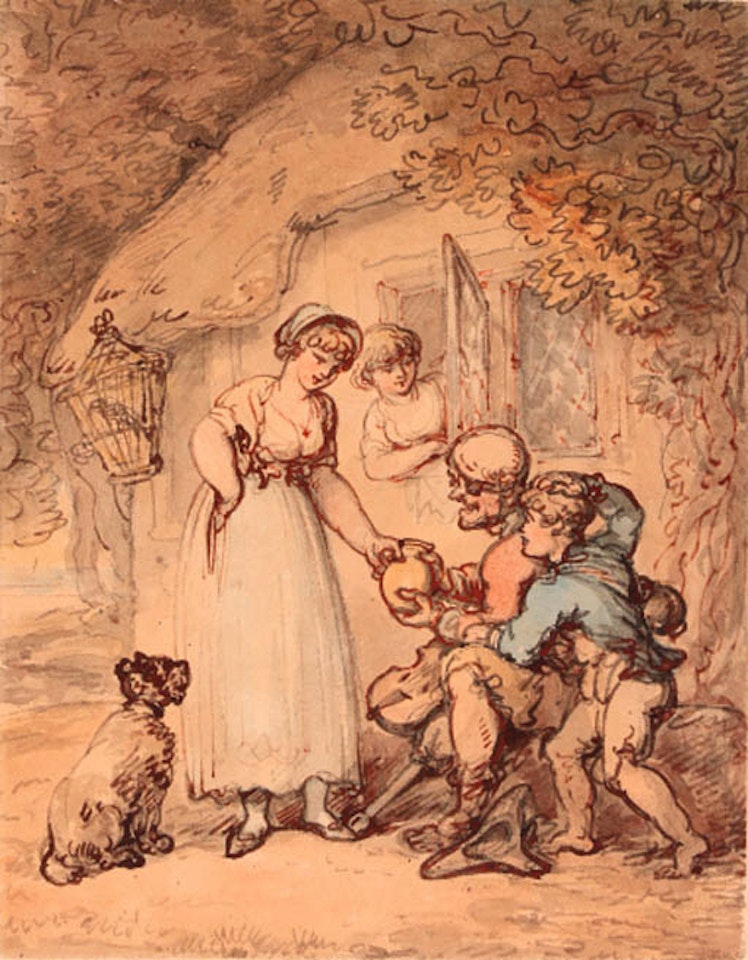 Charity by Thomas Rowlandson