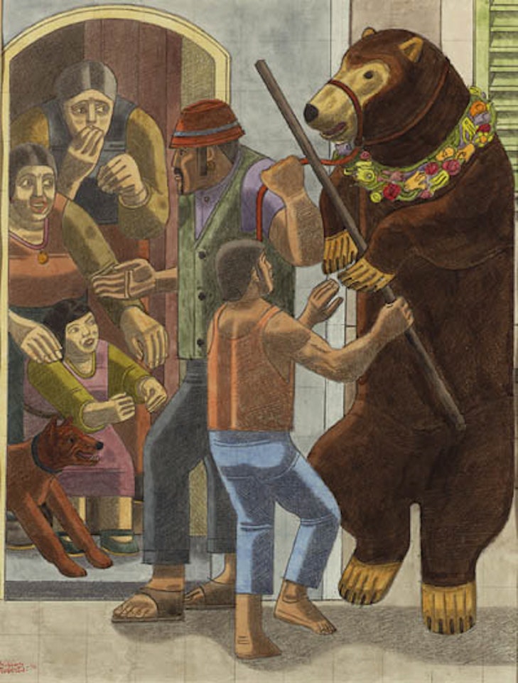 The dancing bear by William Roberts
