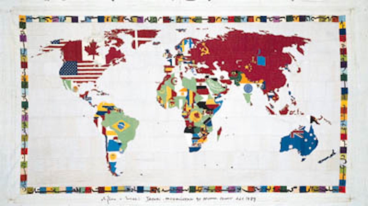 Mappa del Mondo by Alighiero Boetti