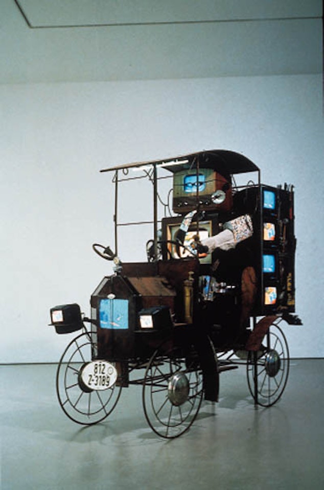 Henry Ford on the superhighway by Nam June Paik