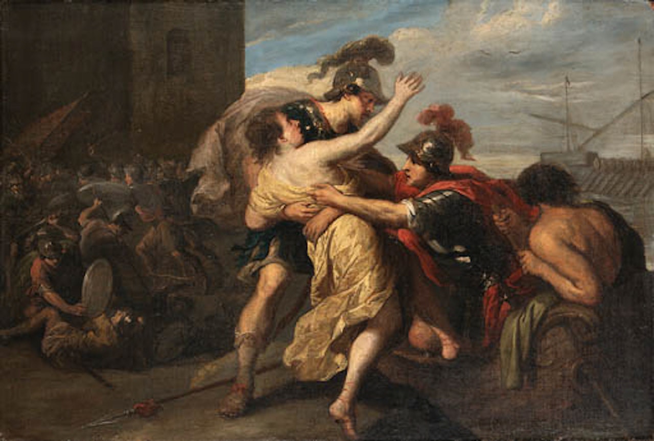 Abduction of Helen of Troy by French School