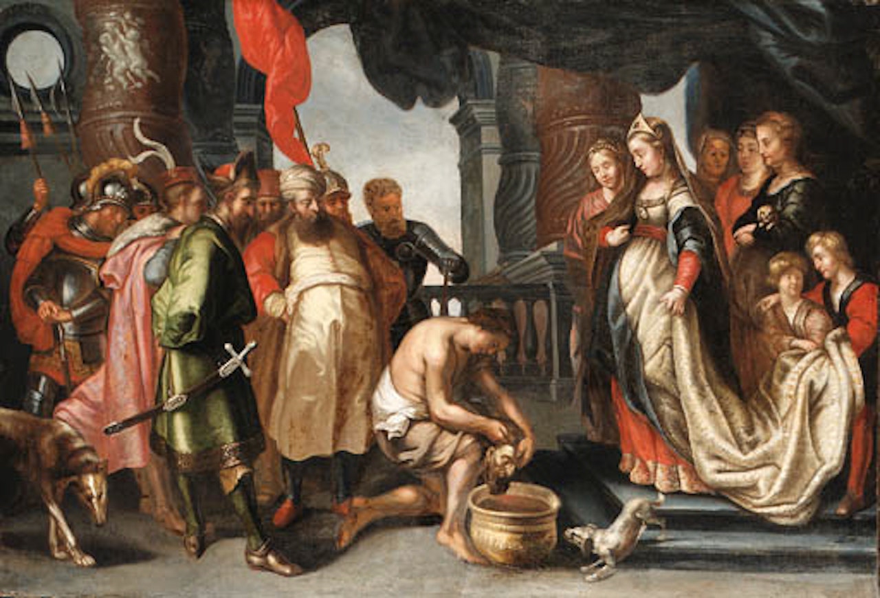 Head of Cyrus brought to Queen Tomyris by Peter Paul Rubens