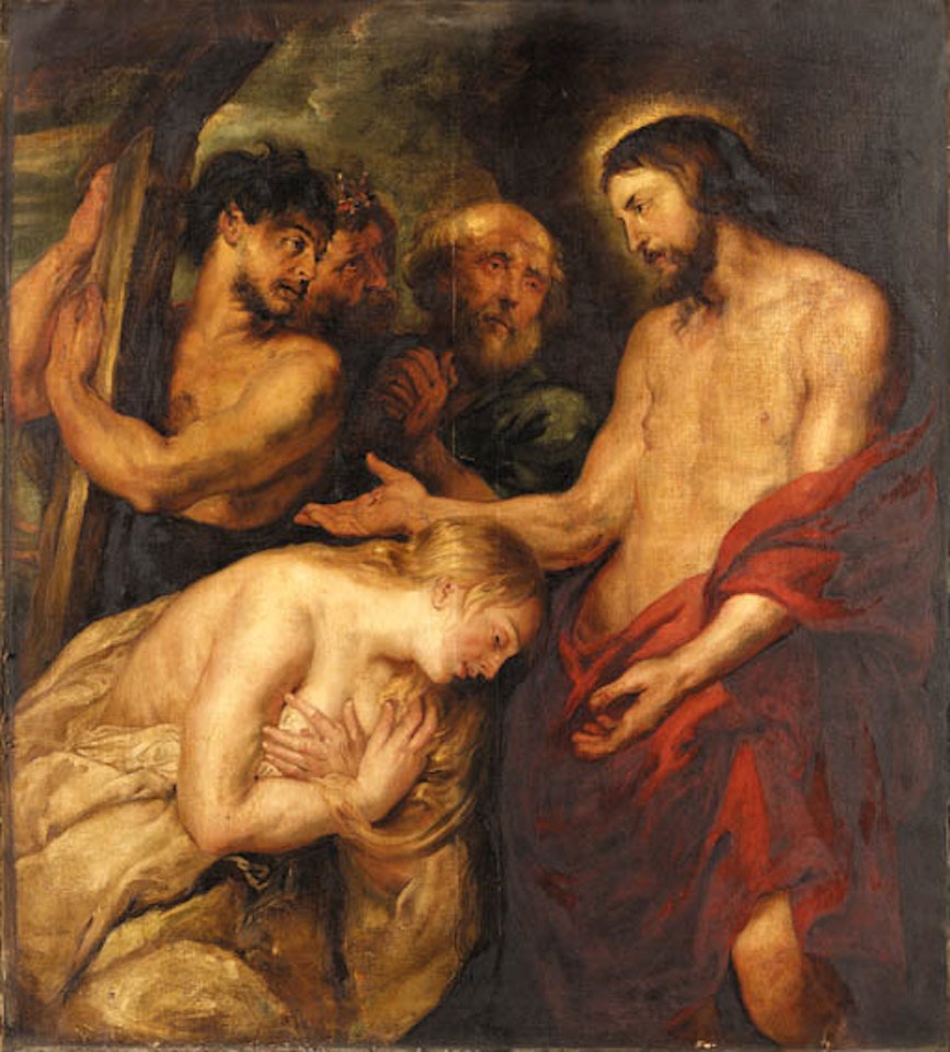 Christ and Penitents by Peter Paul Rubens