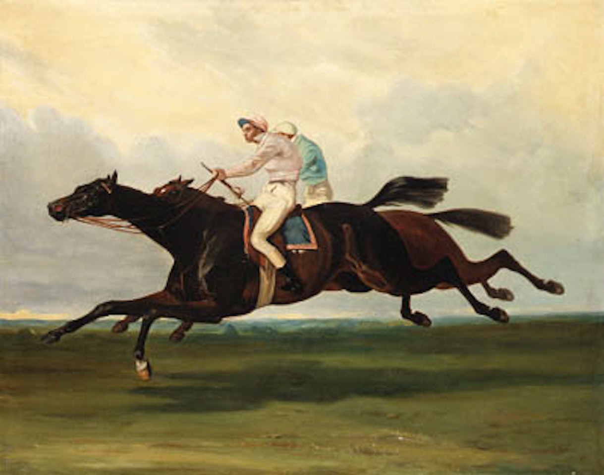 Racing to the finish by Alfred de Dreux