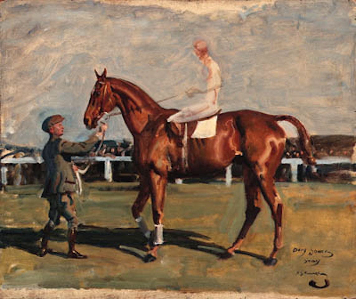 Study for Davy Jones with the Hon. Anthony Mildmay up by Alfred James Munnings