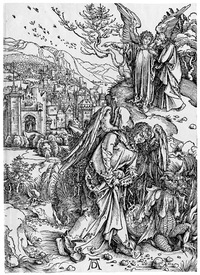 The Angel showing St. John the New Jerusalem, from The Apocalypse by Albrecht Dürer