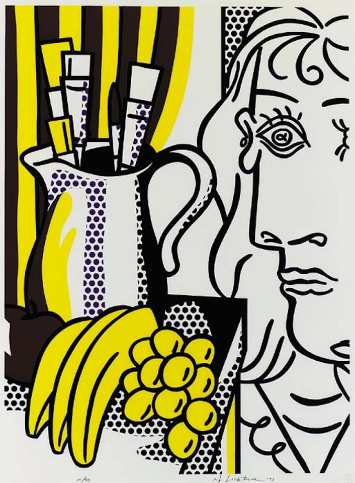 Still life with Picasso, from Hommage to Picasso by Roy Lichtenstein