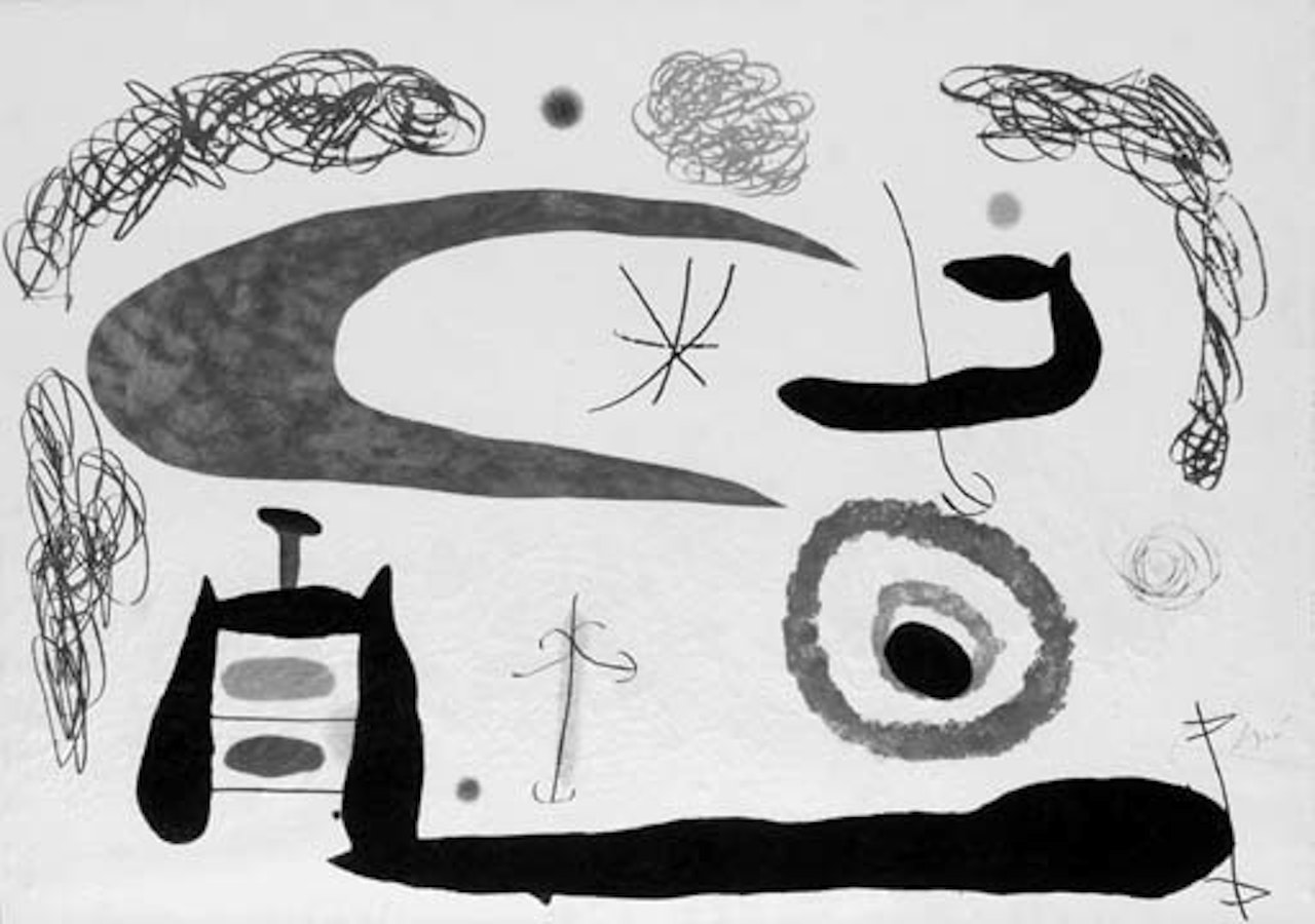 Dormir sous la lune by Joan Miró