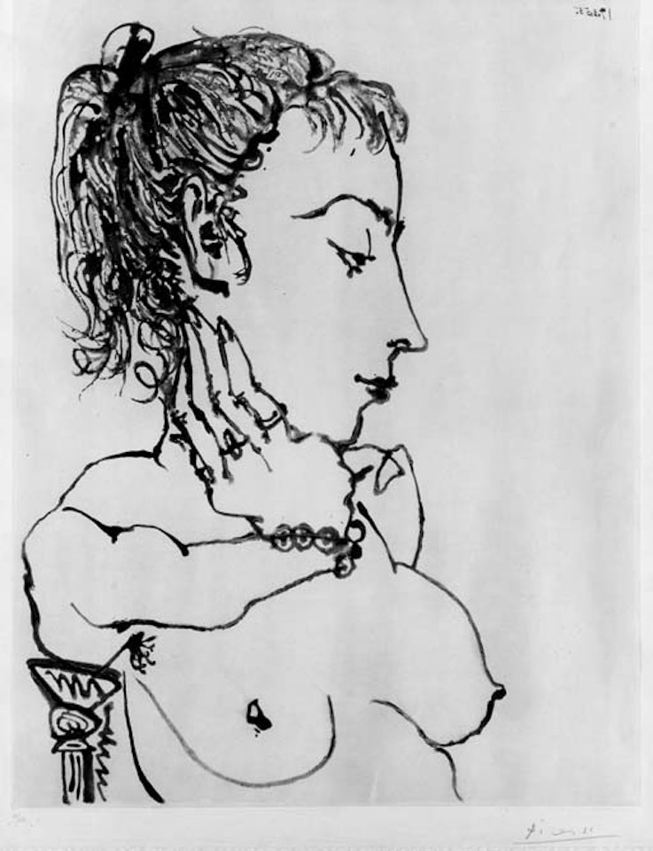 Buste de femme a la queue de cheval, Jacqueline by Pablo Picasso