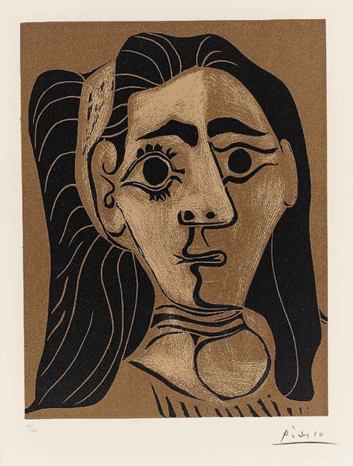 Femme aux cheveux flous by Pablo Picasso