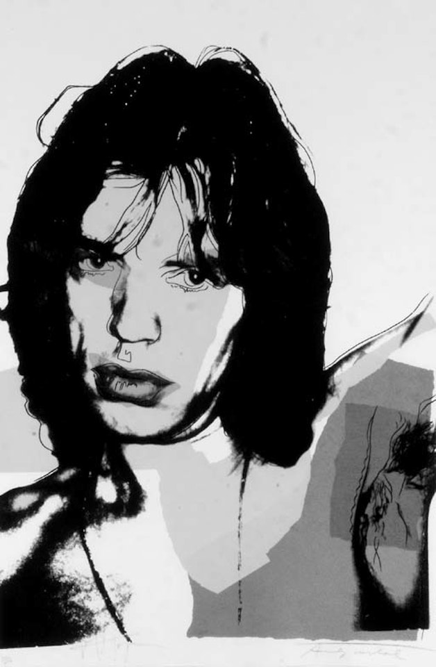 Mick Jagger by Andy Warhol