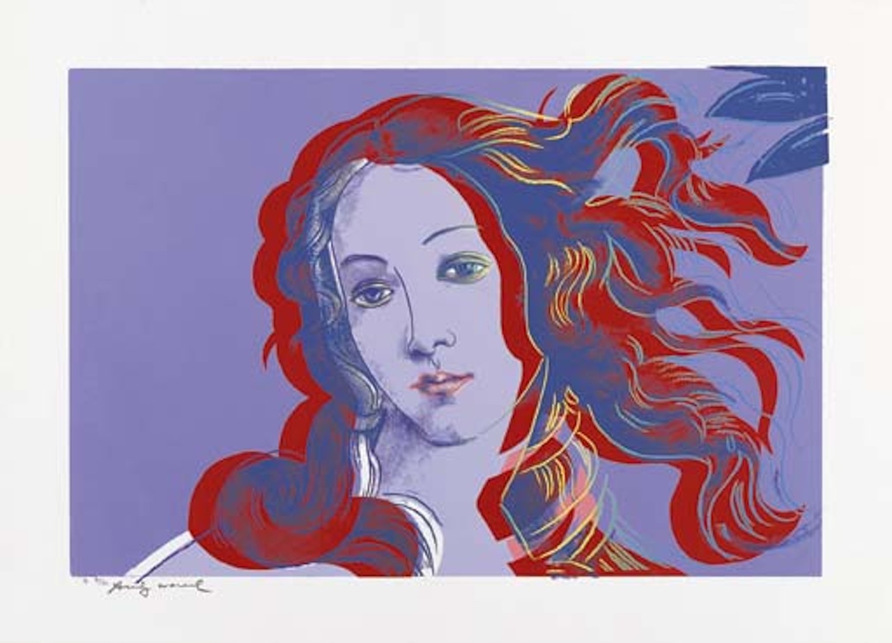 Details of Renaissance Paintings, Sandro Botticelli, The Birth of Venus by Andy Warhol