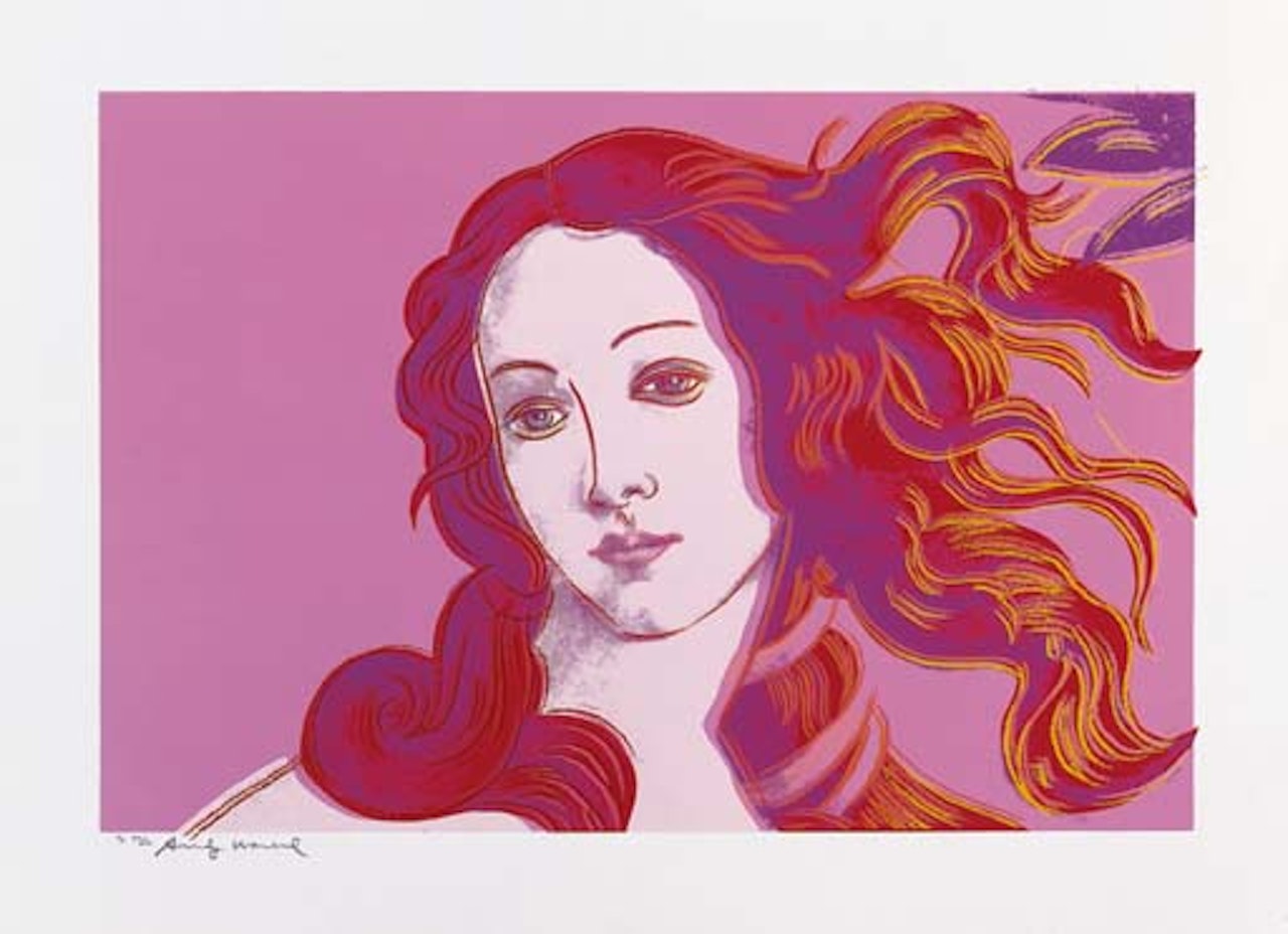 Details of Renaissance Paintings, Sandro Botticelli, The Birth of Venus by Andy Warhol