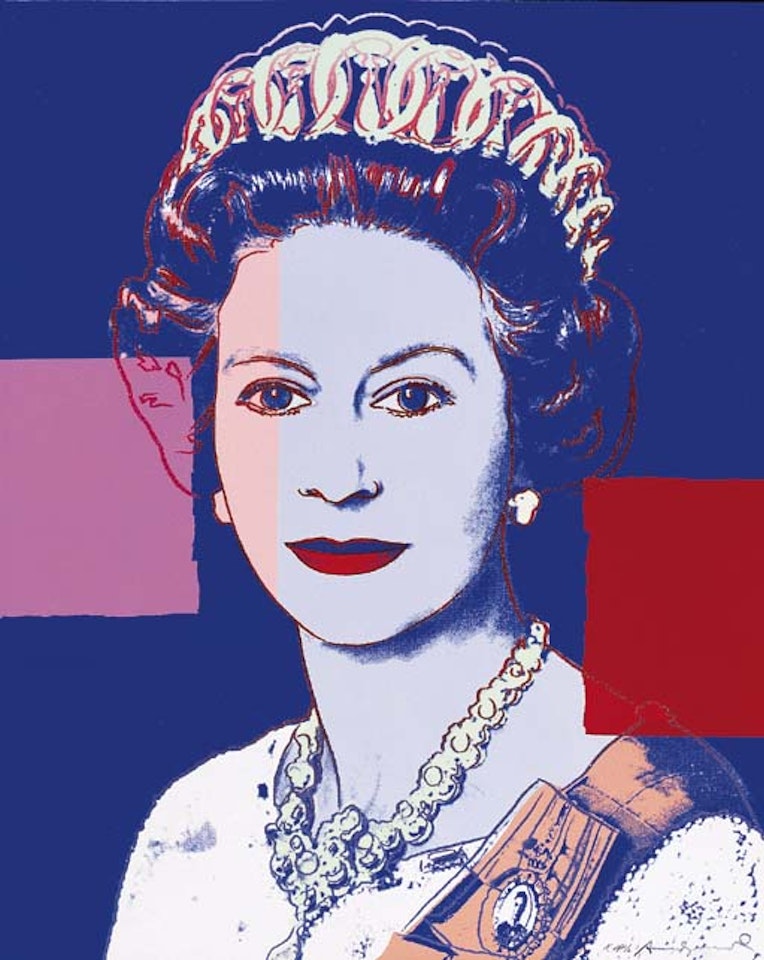 Reigning Queens, Queen Elizabeth II of the United Kingdom by Andy Warhol