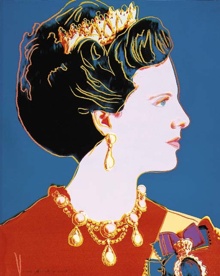 Reigning Queens, Queen Margrethe II of Denmark by Andy Warhol