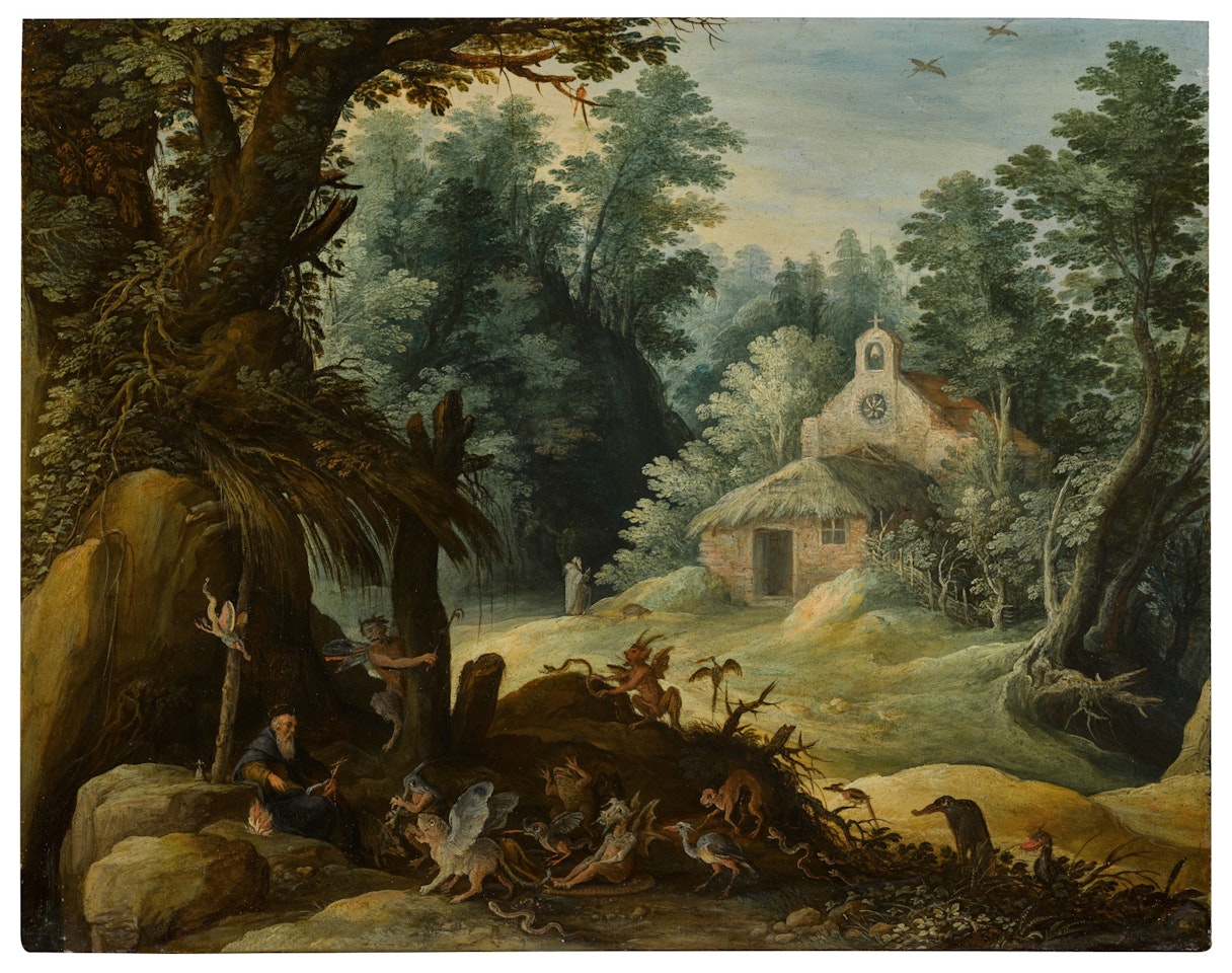 The Temptation of Saint Anthony | 《聖安東尼的試探》 by Paul Bril