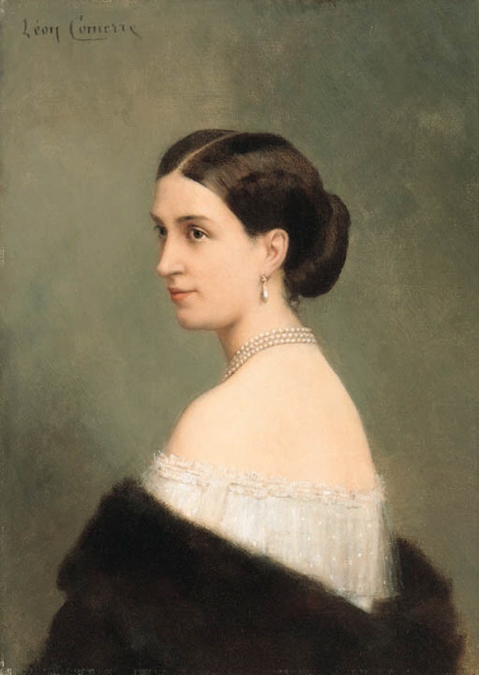 Portrait of lady by Leon Comerre