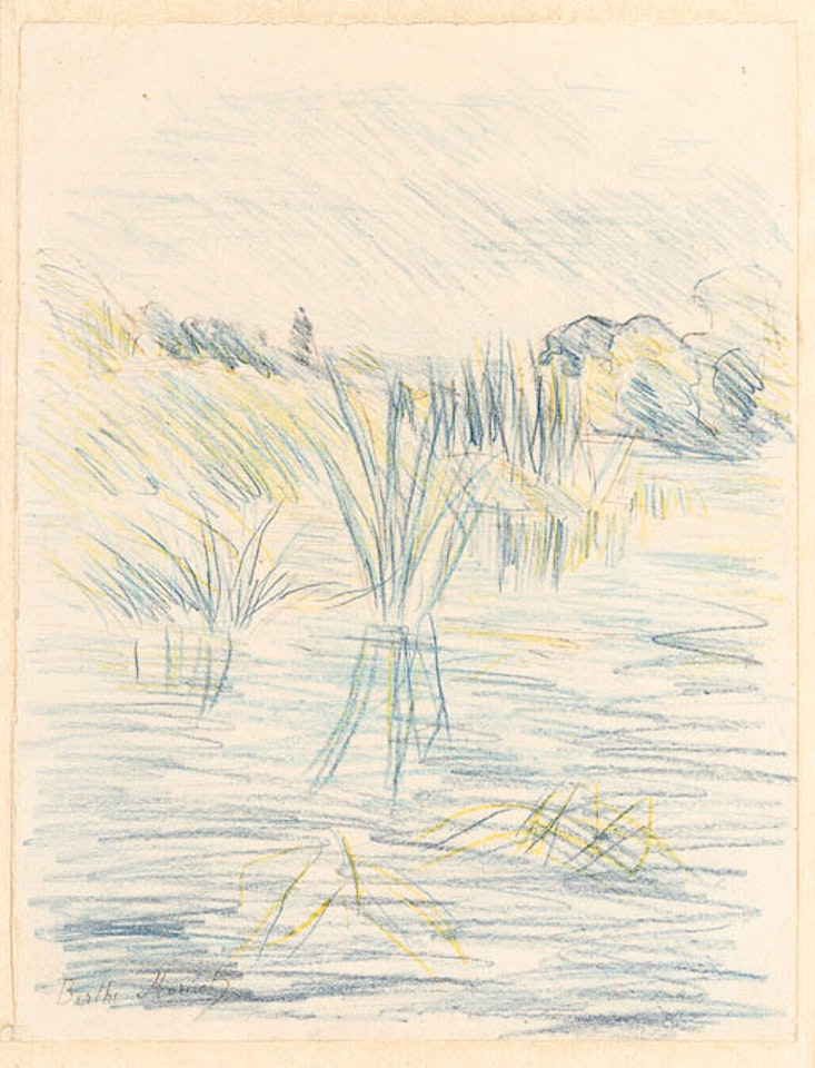 Etude de paysage by Berthe Morisot