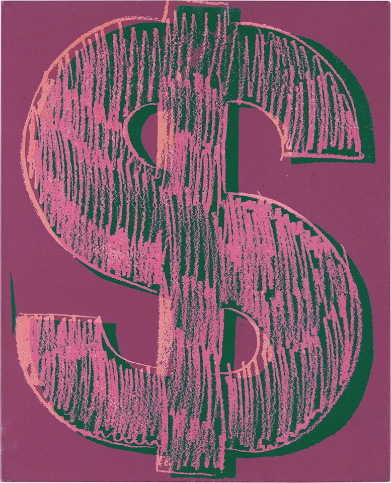 Dollar Sign by Andy Warhol