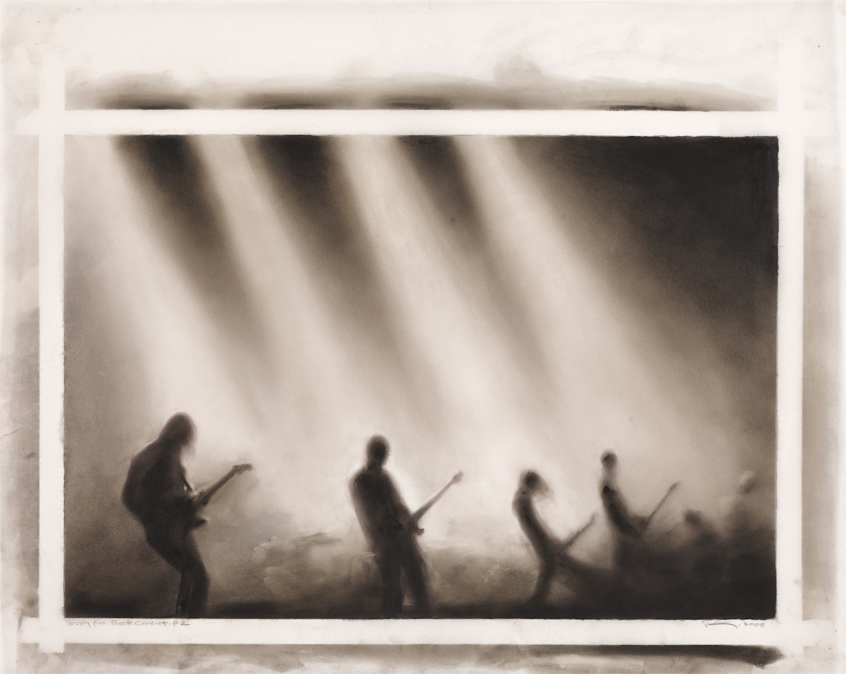Study for Rock Concert #2 by Robert Longo