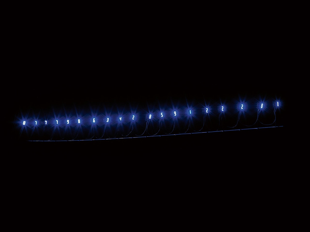 C.F. Protrusensitive No.1 by Tatsuo Miyajima