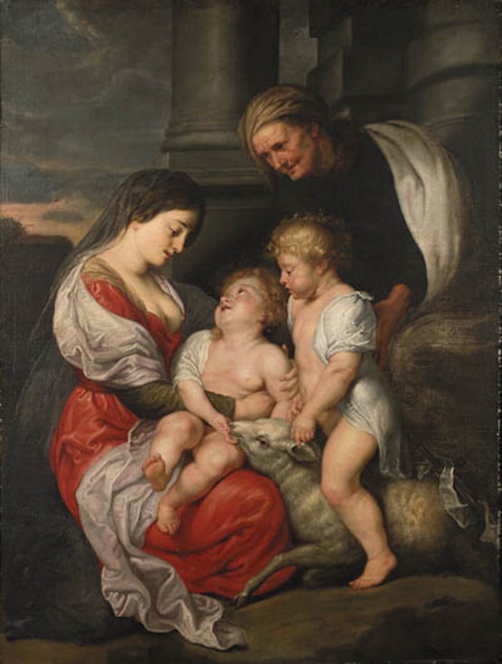 Holy Family with the Infant Saint John the Baptist by Peter Paul Rubens