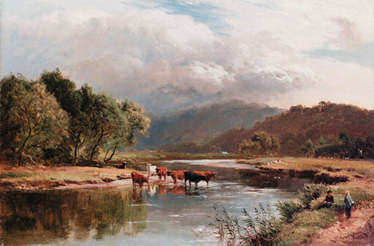 The Ponway, Trefew, North Wales by Sidney Richard Percy