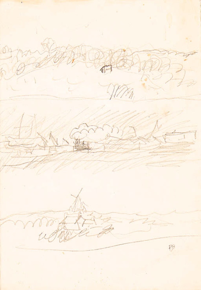 Three landscapes by Pierre Bonnard
