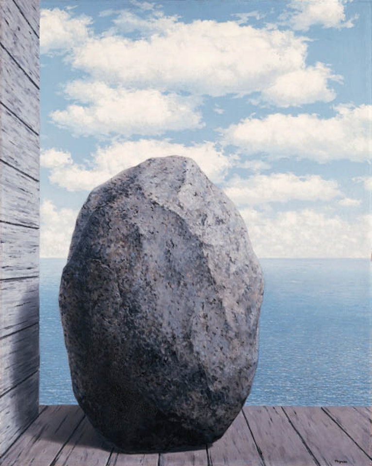 Le trou dans le mur by René Magritte