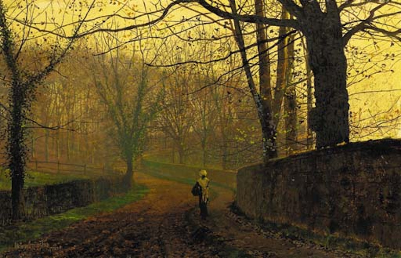 Stapleton Park, Pontefract by John Atkinson Grimshaw