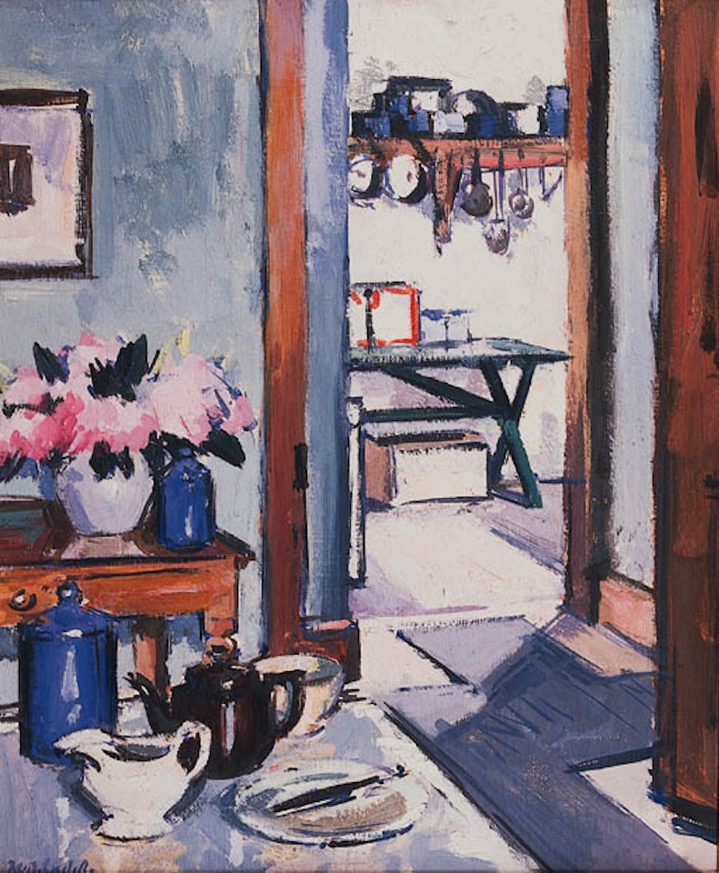 Interior, Auchnacraig, Mull by Francis Campbell Boileau Cadell