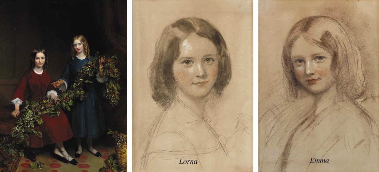 The Bagnell sisters by English School