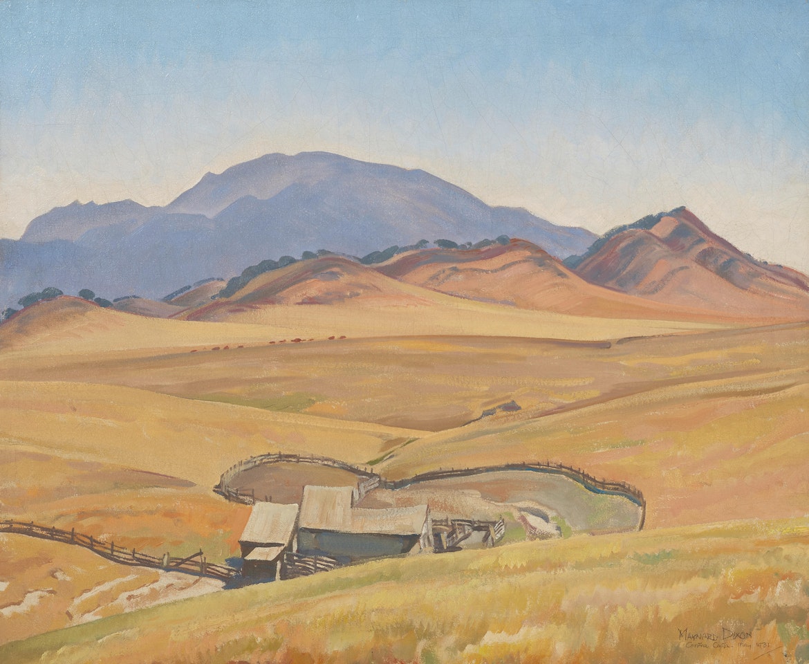 Abandoned House, Contra Costa Co., Cal. by Maynard Dixon