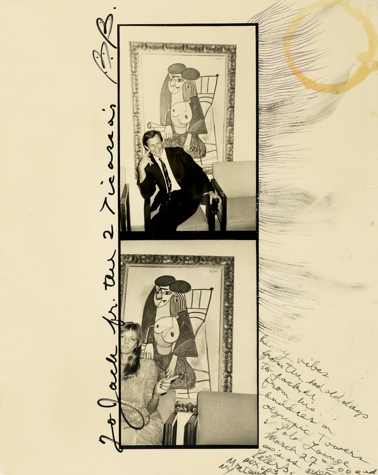 Untitled ('Two Picassos') by Peter Beard