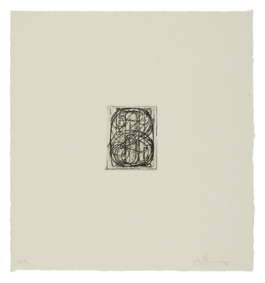 0 - 9 by Jasper Johns