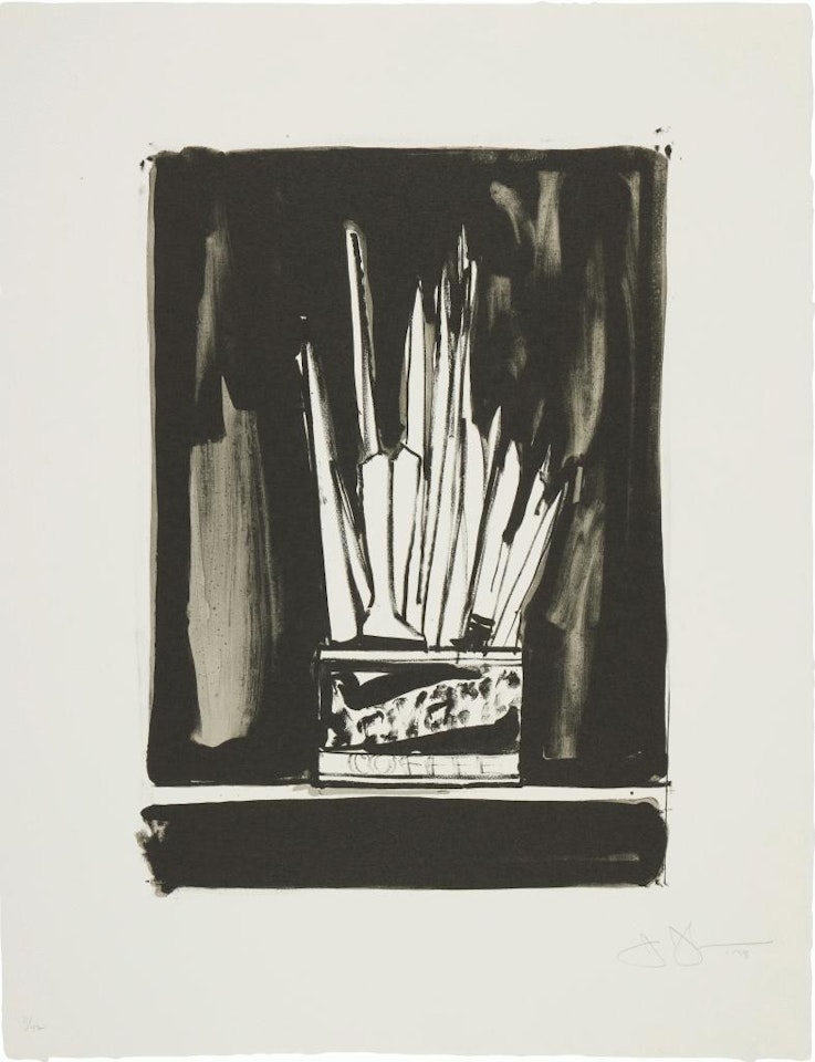 Savarin 2 (Wash and Line) by Jasper Johns