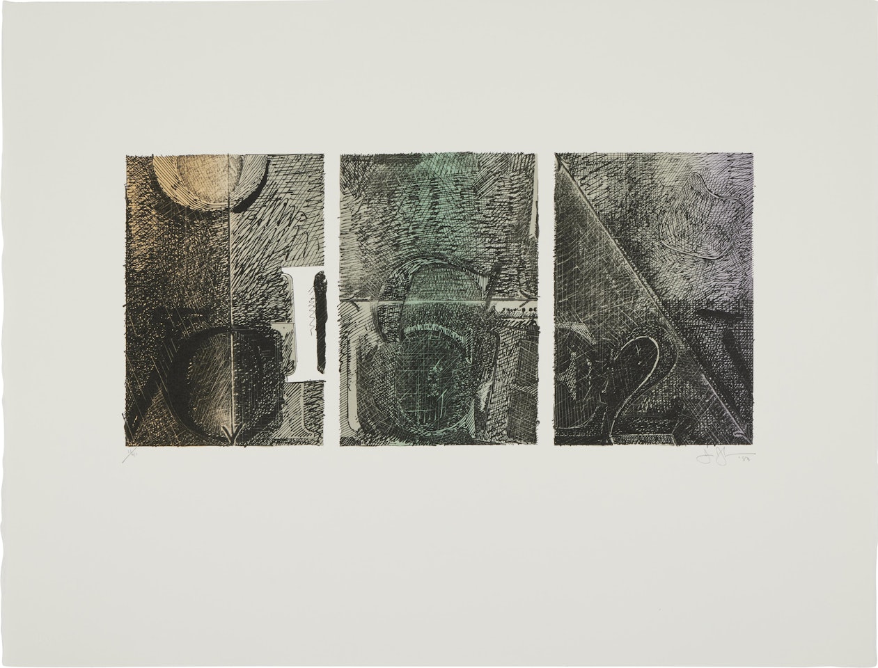 Voice 2 by Jasper Johns