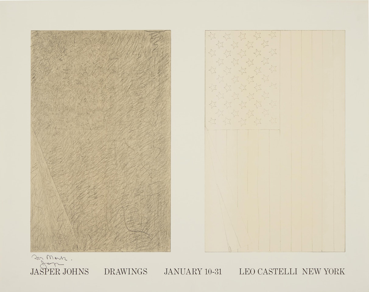 Jasper Johns Drawings, January 10-31, Leo Castelli by Jasper Johns